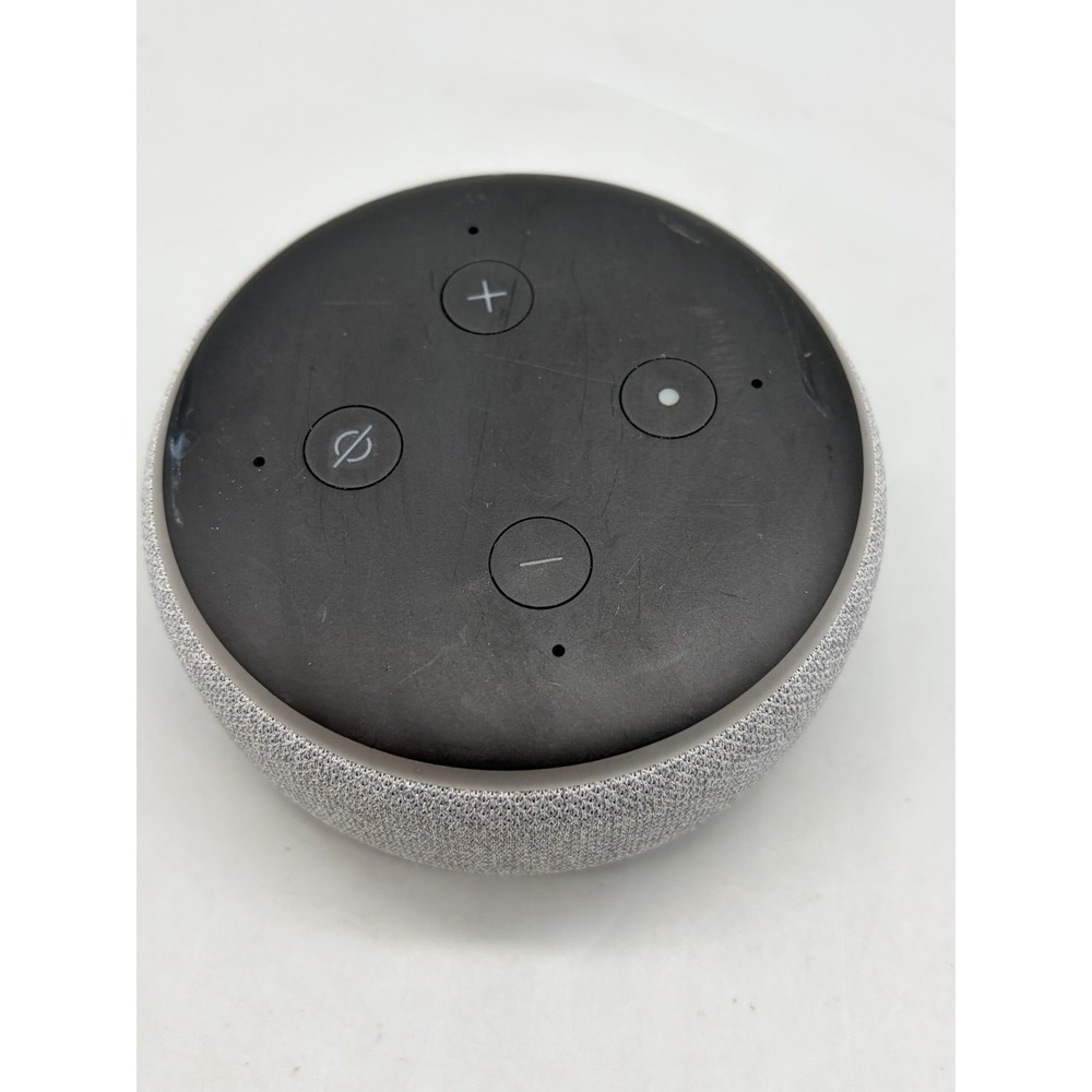 Amazon Echo Dot (3rd Generation) Smart Speaker & Power Cord - Gray - Tested - Picture 5 of 6